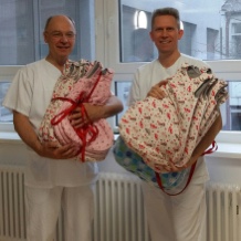 Babyschlafsäcke für das Städtische Krankenhaus
